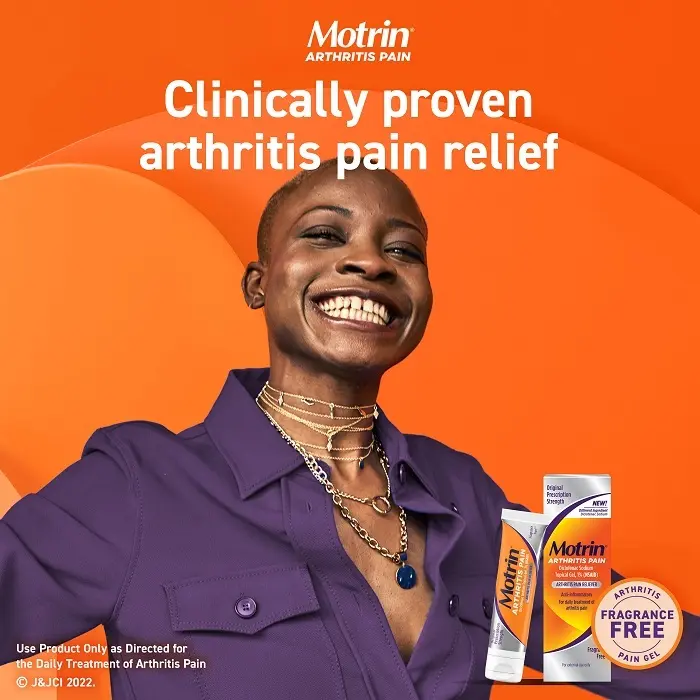 Clinically proven arthritis pain relief
