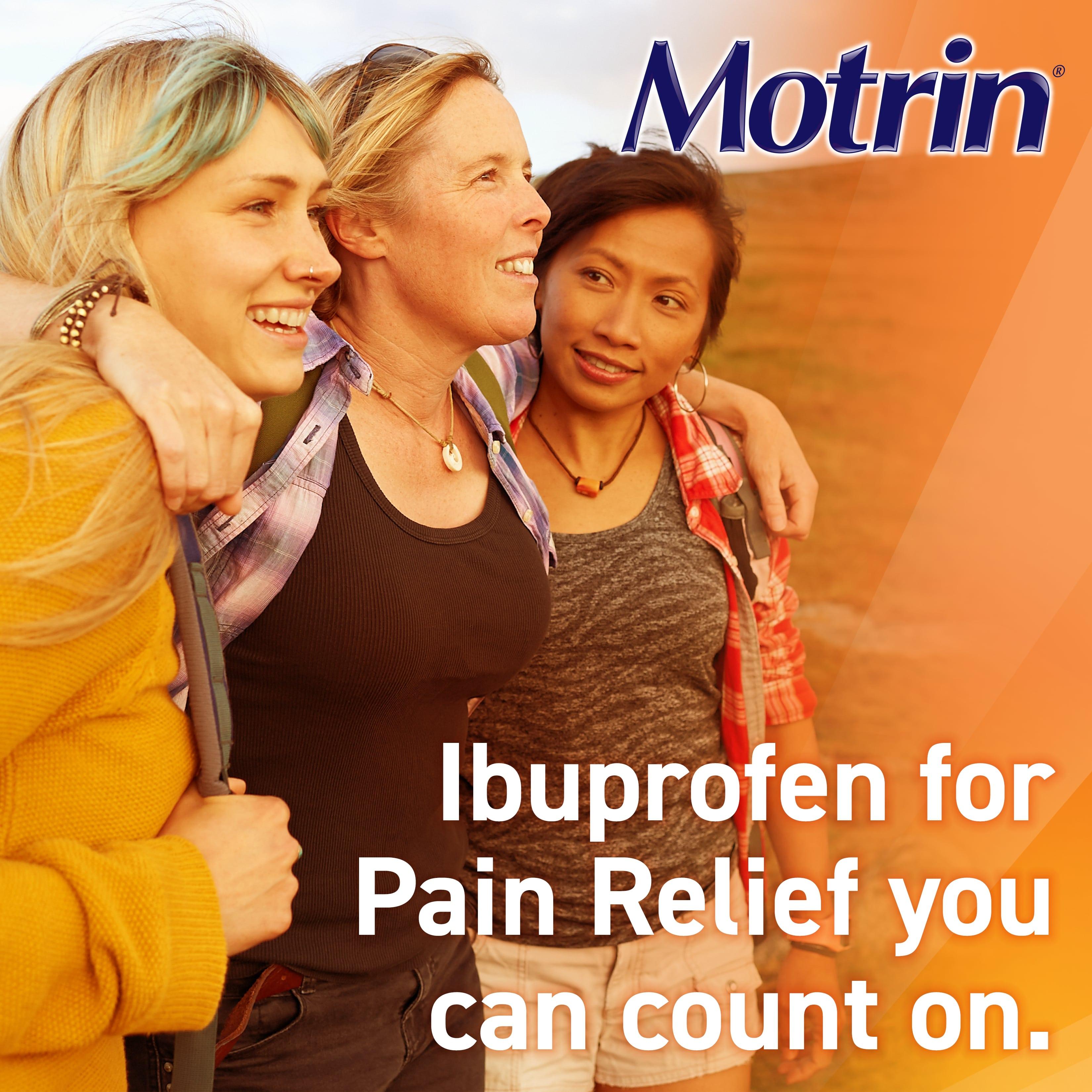 Motrin Ibuprofen pain relief you can count on